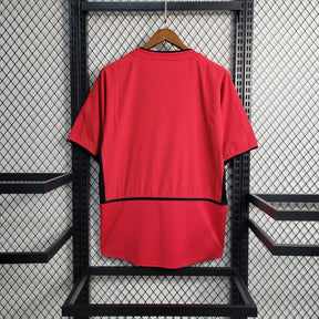 Camisa Manchester United Home 02/03 Retrô - Vermelha