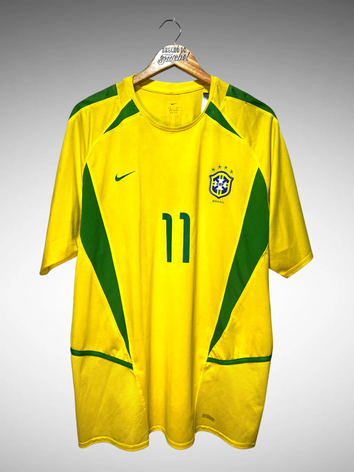 Brasil 2002 - Primeira Camisa - Ronaldinho