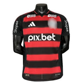 Camisa CRF Home 25/26 Jogador - Preta e Vermelha