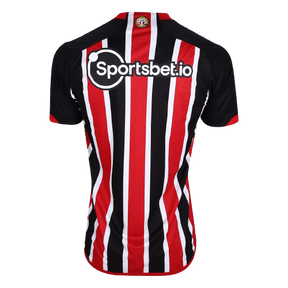 Camisa São Paulo Away 23/24 - Vermelha e Branca + PATCH COPA DO BRASIL