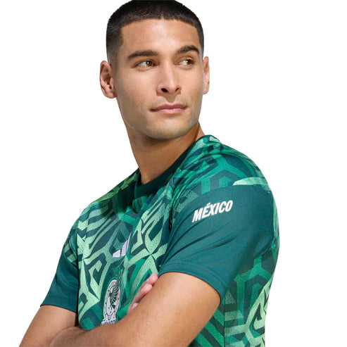 México 26 Camisa de Aquecimento Mandante - Masculino