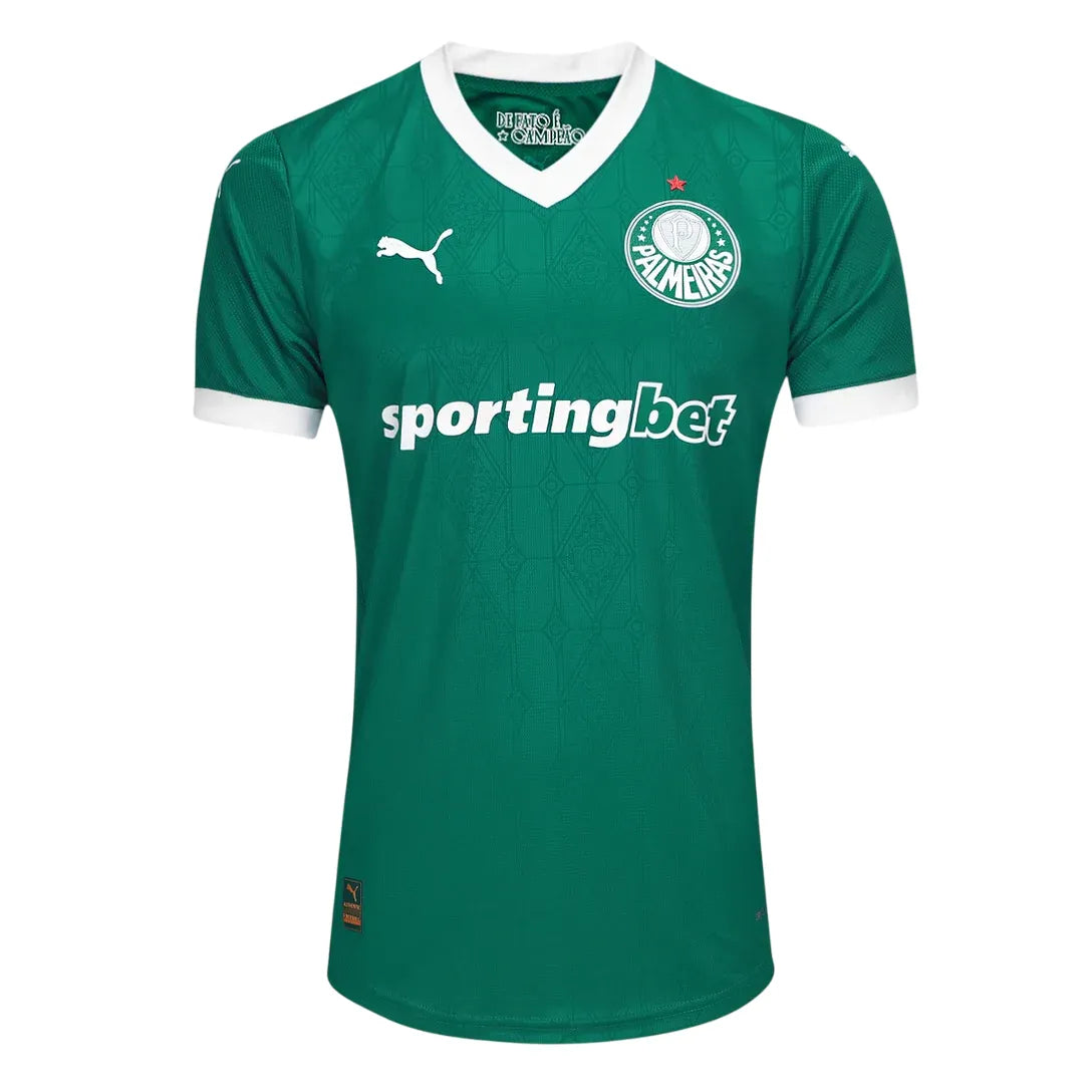 Camisa Palmeiras Home 25/26 Jogador - Verde #R.Veiga23
