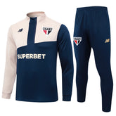 Conjunto Agasalho Comissão São Paulo 24/25 - Azul