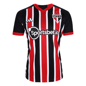 Camisa São Paulo Away 23/24 - Vermelha e Branca