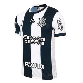 Camisa Corinthians Third 24/25 - Preta e Branca #Memphis94